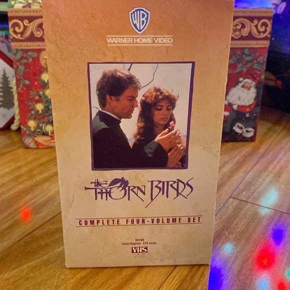 VHS complete 4 volume set THE THORN BIRDS CLASSIC MOVIE 478 min - Picture 1 of 5